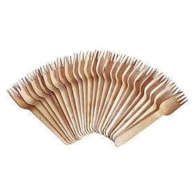 Mua Bộ 24 Nĩa Gỗ Tiện Lợi Uncle Bills OB0258 - 16 Cm